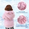 Kids Girls Winter Warm Coats Jacket Clothes Outwear Overcoat...