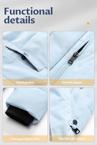 CREATMO US Girl's Long Length Winter Coat Parka Water Resist...