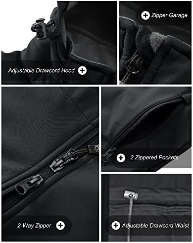 33,000ft Women's Waterproof Softshell Long Rain Jacket with ...