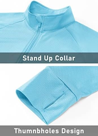MAGCOMSEN Women's UPF 50+ Lightweight Athletic Jacket Sun Pr...