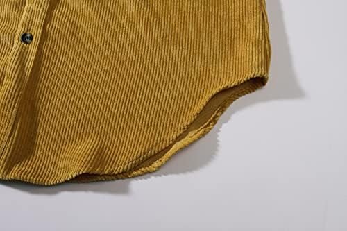SSLR-Womens-Corduroy-Shacket-Jacket-Oversized Button Down Sh...