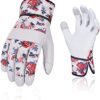 Vgo... Gardening Gloves for Women, Goatskin leather,Puncture...