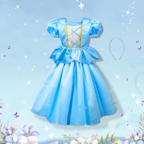 Meland Princess Dress Up Clothes for Girls 3-8 Year Old, Pri...