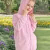 Auranso Kids Zip-Up Hoodie Girls Boys UPF50+ Sun Protection ...