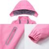 Waterproof Hooded Jacket for Boys Girls,Kids Raincoats Outdo...
