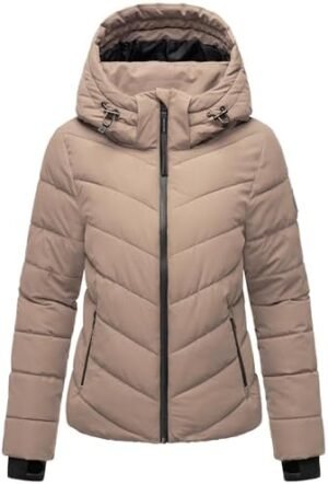 Women's Winter Jacket with Hood | Weather-Resistant Puffer J... Women's Winter Jacket with Hood | Weather-Resistant Puffer J...