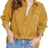 SSLR-Womens-Corduroy-Shacket-Jacket-Oversized Button Down Sh...