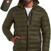 CANADA WEATHER GEAR Mens' Puffer Jacket - Lightweight Packab...