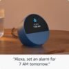 Amazon Echo Spot (newest model), Great for nightstands, offi...