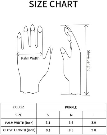 JDL Work Gloves Women men Microfoam Nitrile Coated Gloves 3/...