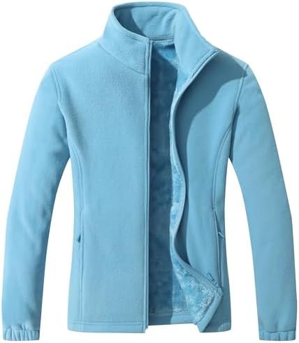 GIMECEN Women's Full Zip Polar Soft Fleece Jacket Warm Winte...
