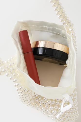 BABEYOND Pearl Clutch Purse Evening Bags for Women Elegant T...