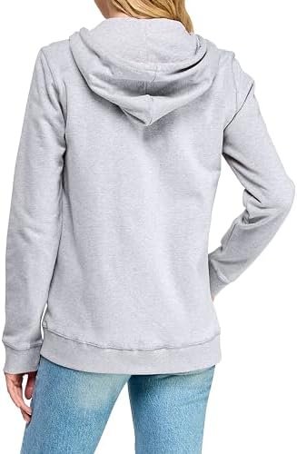 Women's GOTS Certified 100% Organic Cotton Sweatshirts Zip U...
