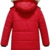 CREATMO US Girl's Winter Fleece Lined Long Parka Puffer Coat...