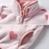 Toddler Fleece Jacket Lightweight Hooded Warm Winter Coats f...
