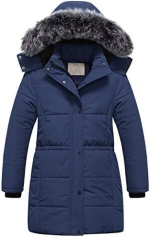 Chrisuno Girl's Long Parka Warm Winter Coat Water Resistant ... Chrisuno Girl's Long Parka Warm Winter Coat Water Resistant ...