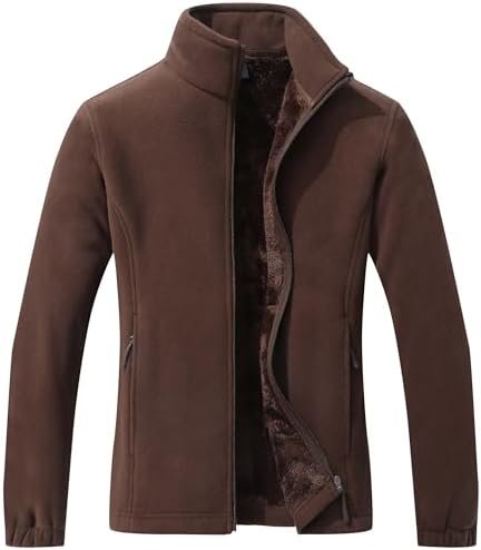 GIMECEN Women's Full Zip Polar Soft Fleece Jacket Warm Winte...