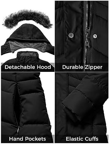 ZSHOW Girls' Winter Coat Insulated Long Parka Warm Hooded Pu...