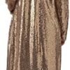 Masseys Women's Long Open-Front Sequin Jacket