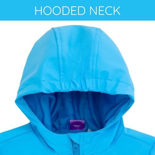 Disney Junior Girls Zip Up Waterproof Rain Jacket Toddler to...