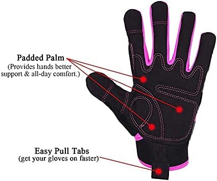 HANDLANDY Bundle - 2 Pairs Utility Mechanic Working Touch Sc...