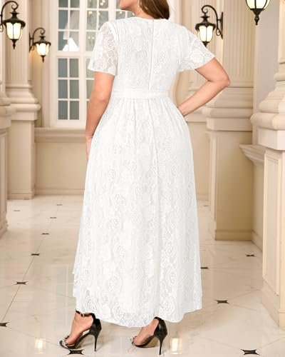 Plus Size Dresses Wedding Guest - Formal Cocktail Party Lace...