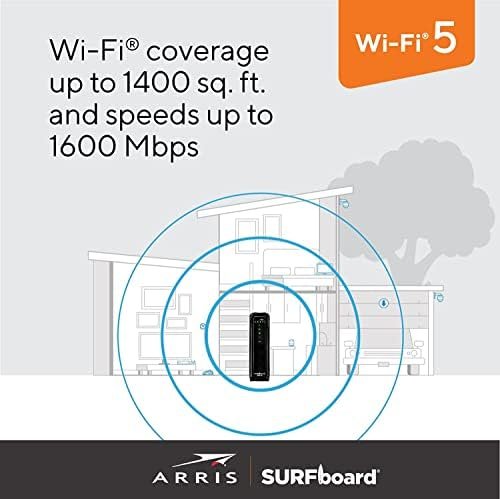 ARRIS (SBG10-RB) - Cable Modem Router Combo - Fast DOCSIS 3....