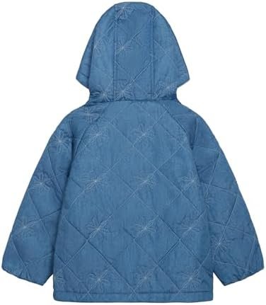 Carter's Girls' Daisy Diamond Quilted Midweight Jacket with ...