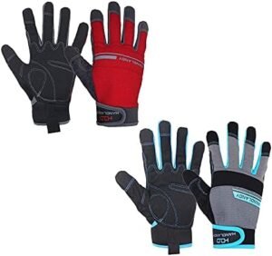 HANDLANDY Breathable & Flexible Work Gloves for Men & Women,... HANDLANDY Breathable & Flexible Work Gloves for Men & Women,...