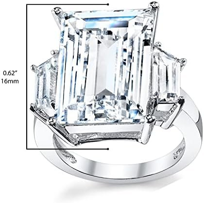 9 Carats Sterling Silver 925 Kim Kardashian Engagement Weddi...