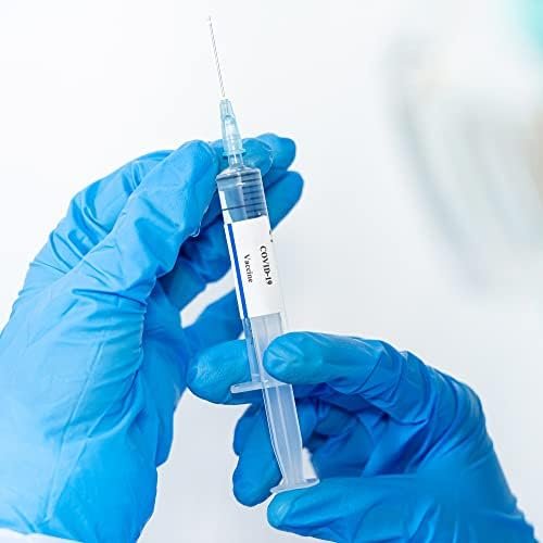 Schneider Nitrile Exam Gloves, Blue, 4 mil, Powder-Free, Lat...