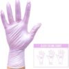 Colortrak Luminous Collection Disposable Nitrile Gloves, Lil...
