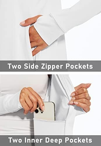 MAGCOMSEN Women's UPF 50+ Lightweight Athletic Jacket Sun Pr...