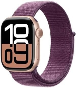 Apple Watch Series 10 [GPS 42mm case] Smartwatch with Rose G...