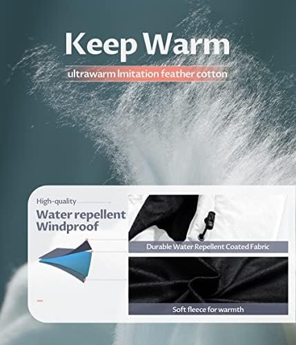 CREATMO US Women's Winter Hooded Coat Waterproof Warm Long P...