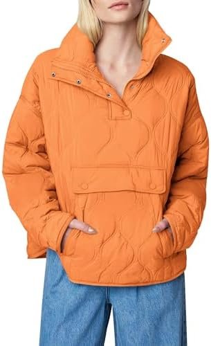 Yousify Womens Puffer Jackets Pullover Quilted Lightweight J...