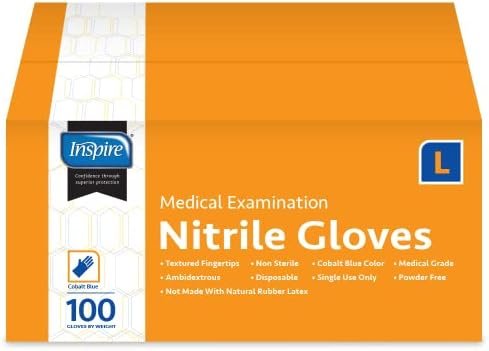 Inspire Nitrile Exam Gloves | The Original Quality Stretch N...