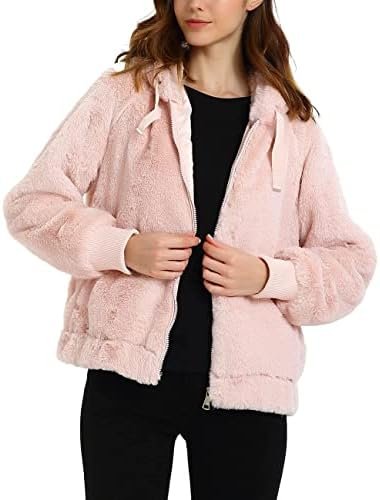 Bellivera Women's Faux Fur Coat Shearling Fluffy Fuzzy Shagg...