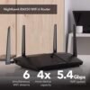 Netgear NETGEAR RAX50-100NAR Nighthawk 6-Stream AX5400 WiFi ...