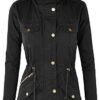 Made By Johnny Women's Casual Military Anorak Jacket Safari ...