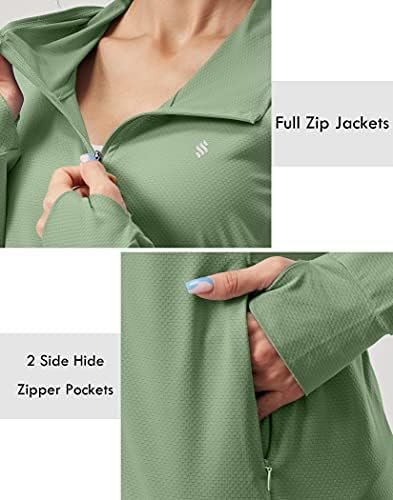 Soothfeel Women's UPF 50+ Sun Protection Hoodie Jacket Light...