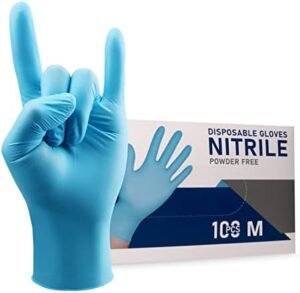 Wostar Nitrile Disposable Gloves Powder & Latex Free 4mil To... Wostar Nitrile Disposable Gloves Powder & Latex Free 4mil To...