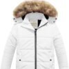 Chrisuno Girl's Water Resistant Winter Coats Warm Fleece Lin...