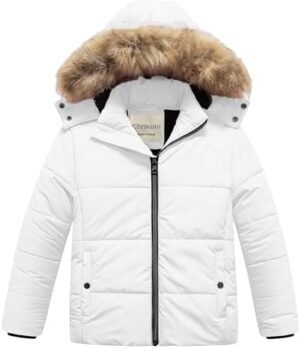 Chrisuno Girl's Water Resistant Winter Coats Warm Fleece Lin... Chrisuno Girl's Water Resistant Winter Coats Warm Fleece Lin...