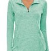 LURANEE Womens UPF 50+ Long Sleeve 1/4 Zip Pullover Athletic...