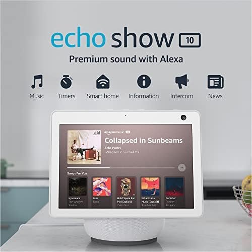 Amazon Echo Show 10 (newest model), HD smart display with pr...