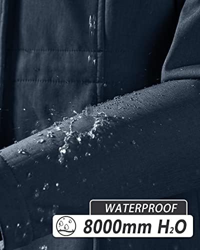 33,000ft Women's Softshell Long Jacket with Hood Fleece Line...