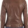 KYZER KRAFT Womens Leather Jacket Zippers Real Lambskin Leat...