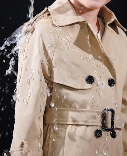 Betusline Girls & Women's Rain Jackets Waterproof Hooded Tre...