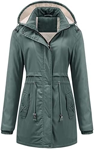 Chrisuno Women's Mid-Length Parka Winter Outerwear Jacket So...